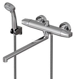 Mixline Смеситель для ванны и раковины 1/2 керамический ML39-02 "Organic" – фотография-1