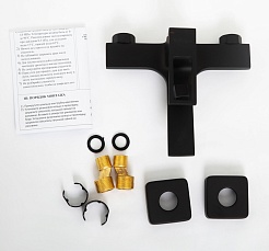 BelBagno Смеситель для ванны и душа Luce LUC-VAS-NERO чёрный – фотография-6