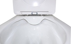 Azario Унитаз-компакт Flin AZ-1363C безободковый с бачком с сиденьем микролифт белый – фотография-12