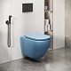 Grossman Унитаз подвесной Color GR-4411BSMS голубой матовый – картинка-17