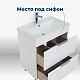 Aquanet Тумба с раковиной Ирис New 70 белая – картинка-46