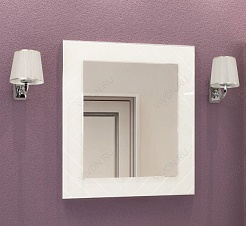 Акватон Зеркало для ванной "Венеция 75" белое – фотография-2