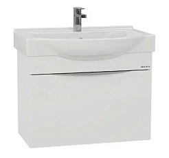 Onika Тумба с раковиной Навиа 65 подвесная белая – фотография-1