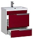 Aquanet Тумба с раковиной "Тиволи 60" бордо – картинка-12