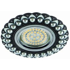 Feron Встраиваемый светильник CD2050 черный, хром – фотография-1