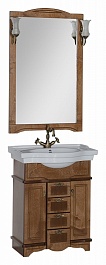 Aquanet Зеркало для ванной "Луис 70" NEW темный орех – фотография-4