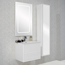 Акватон Мебель для ванной "Римини 60" белая – фотография-4