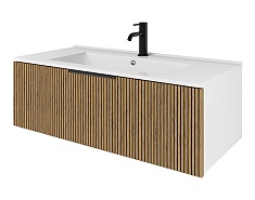 Зов Тумба под раковину Кито 80 подвесная белая/тростник