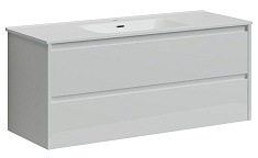 Sancos Тумба под раковину Libra 120 белый глянец