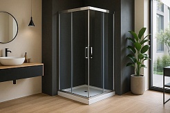 Royal Bath Душевой уголок 80/80 HPD RB80 HPD-T-CH – фотография-2