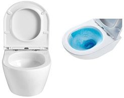 Azario Унитаз подвесной Grado AZ-0046-UQ3 безободковый белый – фотография-4