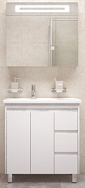 Corozo Мебель для ванной Остин 80, пайн белый – фотография-1