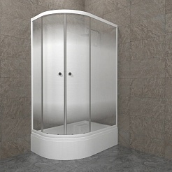 Triton Душевой уголок Коралл Лайт В правый 120/80 Щ0000068952 – фотография-2