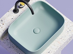 Ceramicanova Мебельная раковина Element 50 CN6052MLG зелёный матовый – фотография-2