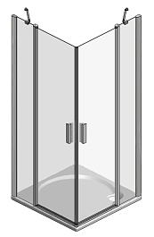 Roltechnik Душевая дверь "TDO1 900" silver – фотография-8