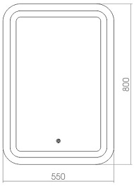 Mixline Зеркало Премьер Мальта 55 – фотография-3
