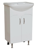 Mixline Тумба с раковиной Формат 50 белая
