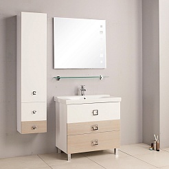 Акватон Тумба с раковиной "Стамбул 85 М" сосна ларедо – фотография-2