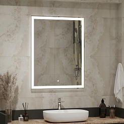 Continent Зеркало Mercury Standart Led 700x900 – фотография-7