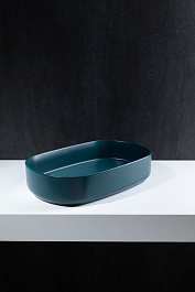 Allen Brau Мебельная накладная раковина Fantasy 55 4.11022.PT петроль – фотография-4