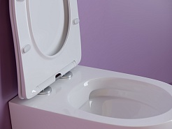 Ceramicanova Подвесной унитаз Uno Rimless CN11001 белый – фотография-8