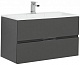 Aquanet Мебель для ванной Алвита 90 серый антрацит – картинка-31