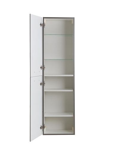 BelBagno Шкаф подвесной Due 40/150 сатин ручки Матовый тёмный никель – картинка-7