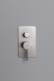 Allen Brau Смеситель для душа Priority X2 5.31011-BN (с внутренней частью, 2 выхода) никель браш – фотография-2