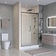 BelBagno Душевая дверь в нишу Marino MARINO-2-BF-1-110-C-GM 110x195 профиль оружейная сталь стекло прозрачное – картинка-12