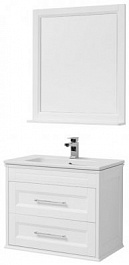 Aquanet Мебель для ванной Бостон 80 М белая – фотография-1