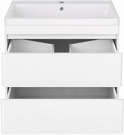 Vivon Тумба под раковину Atwood 60 подвесная белая матовая – фотография-5