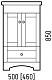 Corozo Мебель для ванной Техас 50 белая – фотография-38