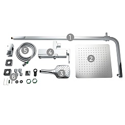 Gappo Смеситель для вынны G18 G2418-1 хром – фотография-4