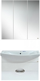 Misty Мебель для ванной Лаванда 80, 2 ящика, подвесная – фотография-1