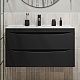 Vivon Тумба под раковину Ostin 90 подвесная черная матовая – картинка-14