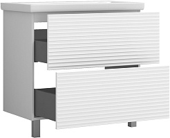 Vigo Тумба под раковину Otti 800-0-2 белая – фотография-4