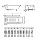 Roca Ванна чугунная Continental 21290300R 150x70 см, без антискользящего покрытия – картинка-14