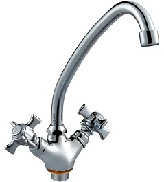 Frap Смеситель для кухни H24 F4124 хром – фотография-1