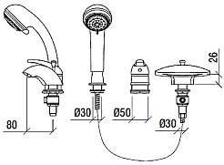 Aquanet Смеситель "Гранд Ниагара" – фотография-5