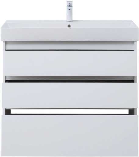 Aquanet Мебель для ванной Nova Lite 100 белая глянцевая – фотография-8