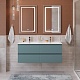 BelBagno Тумба с раковиной Kraft 120-2 подвесная Голубой матовый – картинка-20