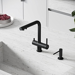 Sancos Смеситель для кухни Foster черный матовый SC4014MB – фотография-2