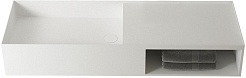 Vincea Раковина 120 L VWB-6S112MW со столешницей и нишей белая матовая – фотография-1