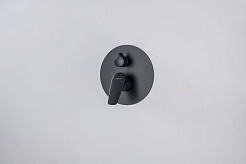 Aquatek Смеситель для душа и ванны Бетта AQ1146MB матовый черный – фотография-3