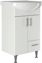 Mixline Мебель для ванной Веста 50 L Уют белая – фотография-3