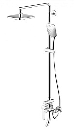 Bravat Душевая стойка Source F6173218CP-A-ENG хром – фотография-1