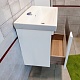 Бриклаер Мебель для ванной Брайтон 60 белая матовая/дуб кера – фотография-31