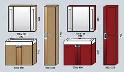  Тумба с раковиной "Point 77" капучино – фотография-4