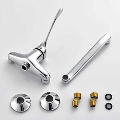 Frap Смеситель для кухни H54 F4654 хром – фотография-2