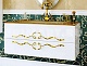 Clarberg Тумба с раковиной "Due Amanti 120" белый, ручки золото – картинка-8
